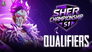 SHER CHAMPIONSHIP S1 | QUALIFIERS BEGIN! 🔥| Who Will Qualify? 💥#bgmi #sherarmy #bgmilive