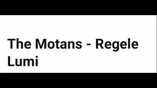 The Motans - Regele lumi