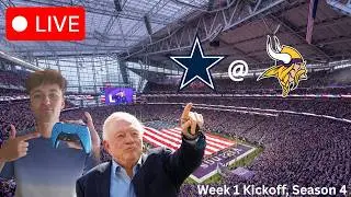 Madden 26 Online Franchise Week 1 KICKOFF: DAL @ MIN! HURTS vs MILROE!