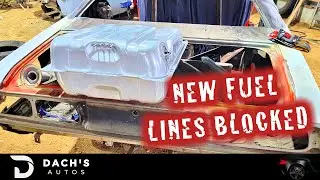DODGE CHALLENGER RESTORATION: NEW FUEL LINES BLOCKED!