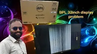 BPL 32inch LED TV display vertical bars problem 