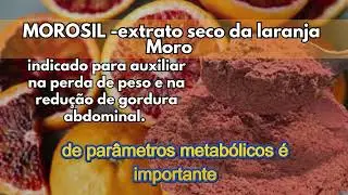 MOROSIL-  Extrato seco   para auxiliar na redu&ccedil;&atilde;o de gordura, principalmente na regi&atilde;o abdominal.