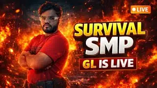 🔥MINECRAFT LIVE STREAM GL SMP JOIN THE SERVER AND BUILD THE TEAM BASE 🥰 DAY 4