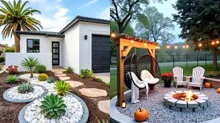 Elegant look of the Patio, Garden Decor or Pebbles stone Landscaping Ideas for Home Decor 2026