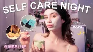 much needed SELF CARE NIGHT 🌙🎀 || ft MSBLUE jewellery