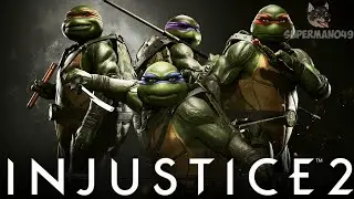 THE ALL NINJA TURTLES COMBO! - Injustice 2: 