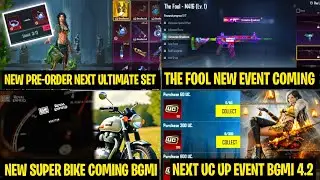 101%Confirmed😍New Update 4.2 bgmi | Next Ultimate Set Official Date | Pre-Order Next \Next Superbike