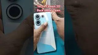 Tecno Camon 20 back panel Open | How to open tecno mobile Back panel #shortsfeed #shortsvideo