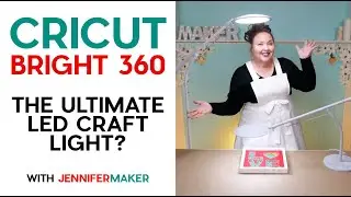 Cricut Bright 360 Lamp &mdash; мой честный обзор &laquo;лучшего&raquo; светодиодного светильника для рукоделия + пр...