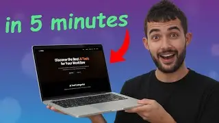 Build a Full AI Tools Directory in 5 Minutes with new.website