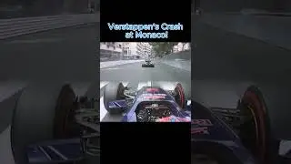 Verstappen&rsquo;s 30G Crash at Monaco! | F1 2015 Shocking Impact #Shorts