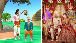 गंजा और राजकुमारी की शादी Bald Man aur Rajkumari Comedy Hindi Kahaniya