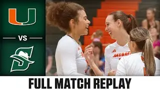 Miami vs. Stetson Full Match Replay | 2023 ACC Volleyball