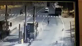 CCTV FOOTAGE, toll booth se bhage lootere 2018 jaipur