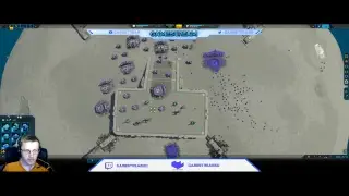 Planetary Annihilation Titans - Orbital War - Multiplayer Gameplay 2v2v2v2 Team Custom Map