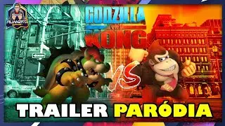 Bowser Vs. Donkey Kong ( Godzila vs Kong Paródia do Trailer )