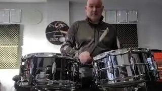 Ludwig supraphonic 402 COB & Ludwig black beauty snare drum comparison.