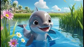 Minecraft Baby Dolphin Pushed a Boat Into | Nursery Rhymes for Kids & Baby Songs