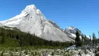 Panorama on Burstall Pass hike in Kananaskis - Alberta - Can