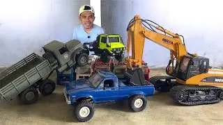 MMOBIL OFFROAD MELINTASI TANTANGAN, TRUCK ARMY, MN333, EXCAVATOR DAN TOYOTA HILUX