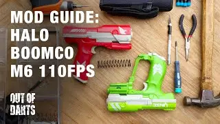 NERF MOD GUIDE: BoomCo M6 Halo blaster + Out of Darts spring