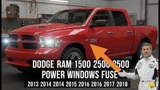Не работают стеклоподъемники в автомобилях Ram 1500/2500/3500? Проверьте этот предохранитель в пе...