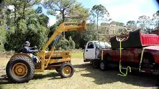 OSG Cleaning up and Loading video then sending loads to load to Dominion Recycling Center Cocoa Fl.