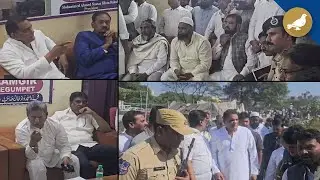 Azharuddin warn landgrabbers against Illegal encroachments on Masjid e Alamgir land