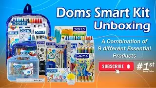 Ye Doms Smart Kit Dekha Kya??  #unboxing #schoolsupplies #stationery #knts #videos