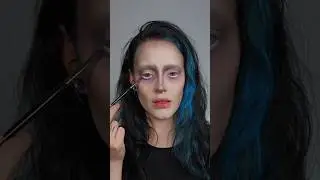 Какой ваш любимый фильм Тима Бёртона? 🥀 #макияж #гримнахеллоуин #тимбёртон