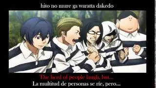 Prison School Op Full Sub Espa&ntilde;ol + English sub + Romaji / Ai no Prison