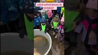 Děti doprovodily b&iacute;l&eacute;ho sumce Fandu zpět do Světa. Bude mu jako v peřince