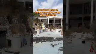 Abandoned Hotel in Turkey Will Be Your Nightmare 😰 #hotel #turkey #shorts #travel #horror
