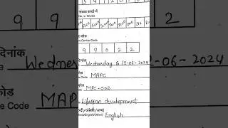 Answer sheet of MPC-002(Lifespan development)|#ignou #answersheet #psychology #lifespan #viralvideo