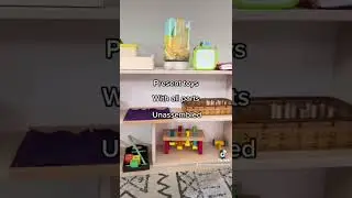 Montessori toy shelf can encourage independent play