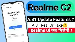 Realme C2 New Software Update January | Realme C2 A.31 Update Features | Realme C2 New Update |
