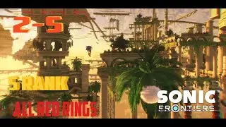 Sonic Frontiers - Cyberspace 2-5 S Rank + All Red Rings