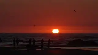 Cannon Beach Sunset At Haystack Rock - Distorted Sun Sept 4 2024 3:36 Length Video Sony a6700 150mm