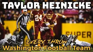 Taylor Heinicke EVERY THROW | Week 12 vs Seattle Seahawks 2021-22 | Washington Football Team