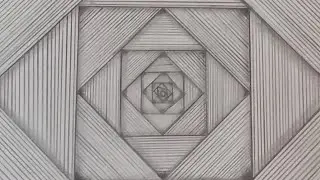 3D DEPTH EFFECT PENCIL DRAWING