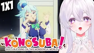 This is PEAK ISEKAI | Konosuba S1 Ep 1 Reaction