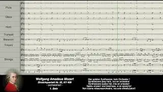 Mozart Digital: Streichquartett Nr. 20, KV 499, orchestriert