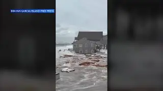 VIDEO: Five OBX homes fall into surf Tuesday, reports say