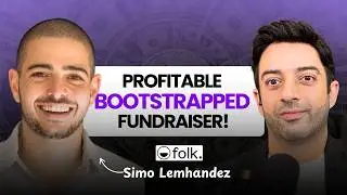 How Simo Lemhandez Scaled Folk CRM to $10M+ With AI&mdash;No Sales Team. No Cold Outreach.