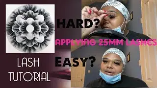 How To Apply 25mm Lashes! || Quick & Simple 💞