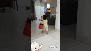 Nia going out alone! #baby #cute #funny #shopping #babygirl