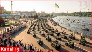 Kyiv stages world’s first drone parade — modern Ukrainian weapons roll through capital