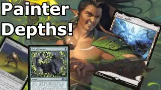A HYBRID DECK THAT WORKS!  Mono Green Painter's Servant / Dark Depths Combo (Legacy MTG)