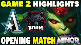ASTER VS BOOM ESPORTS Game 2 Highlights SLI Minor Season 3 Group Stage