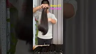 Raw Hair Bone Straight Hair Bundles Natural Human Hair Extensions | Original Factory Xuchang Feiluo
